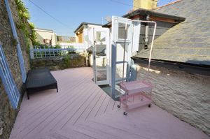 Rear patio- click for photo gallery